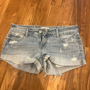 Aeropostale ripped Jean shorts size 1/2